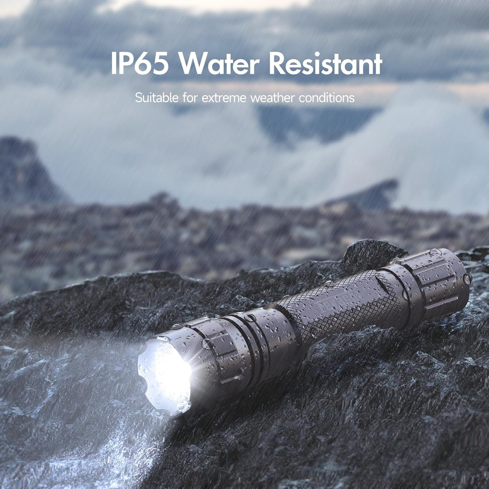 FL22 Tactical Flashlight LED 1200 Lumens Waterproof IP65 M Lock Rail Mount
