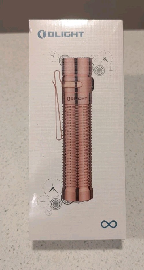 BNIB Rare Olight Warrior Mini Limited Eternal 2 Cu W/diffuser, end cap Copper