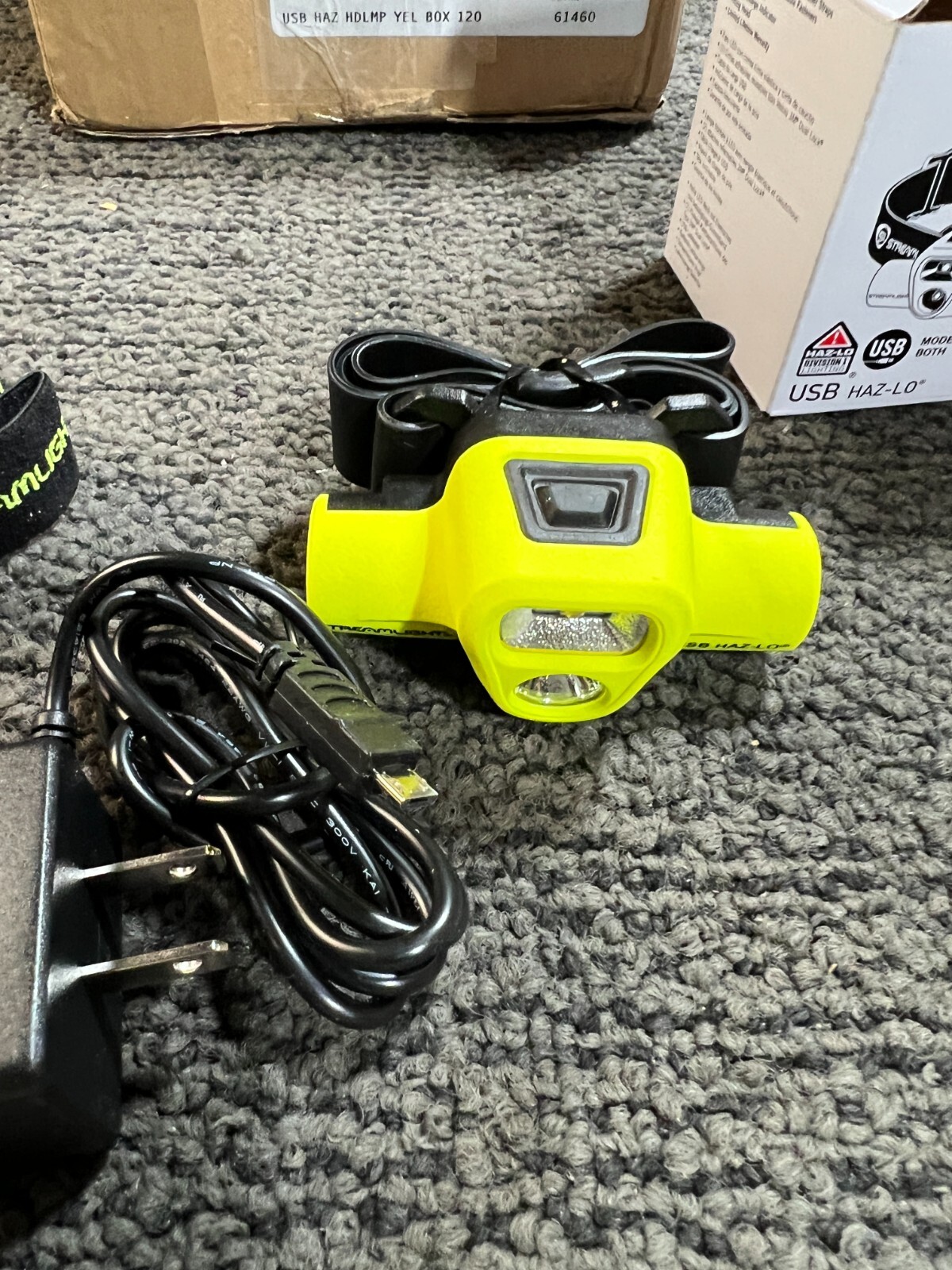 StreamLight Rechargeable Headlamp Yellow 55MJ59 | 22071 | 250 Lumens