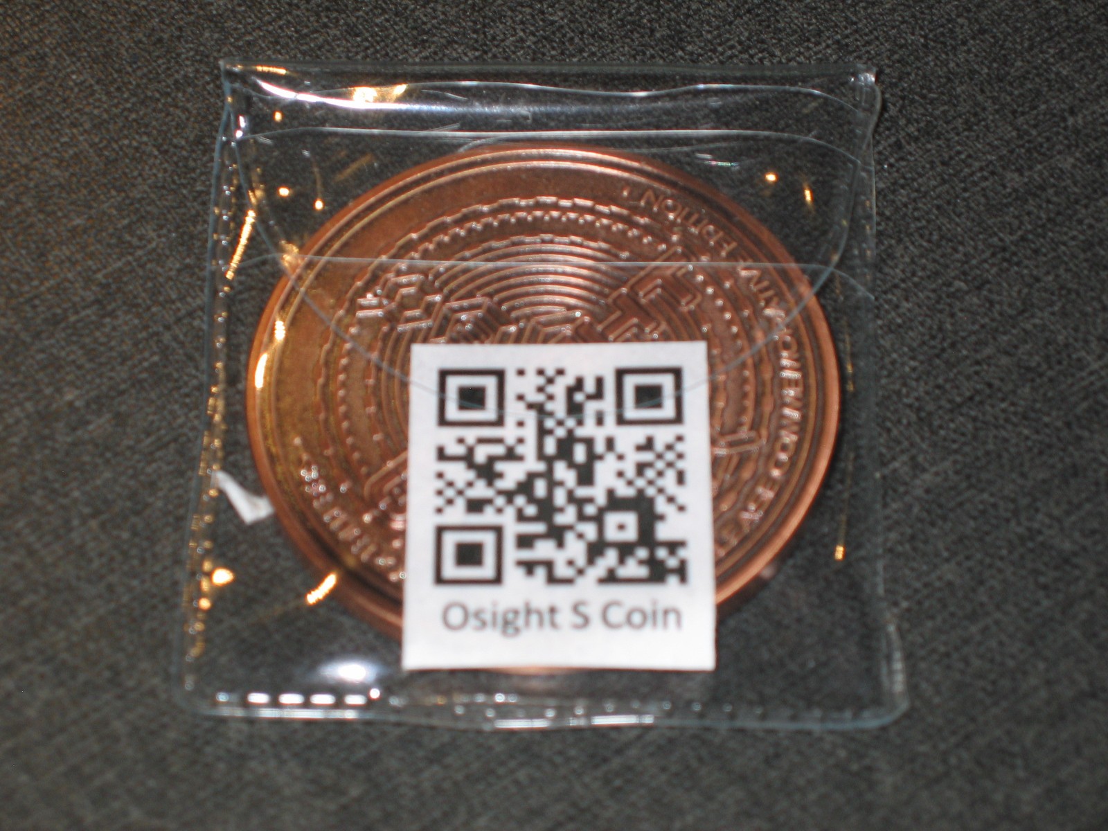 Osight Olight S Coin Copper Colours Special New Brand Collector Coin NEW & Original Packaging
