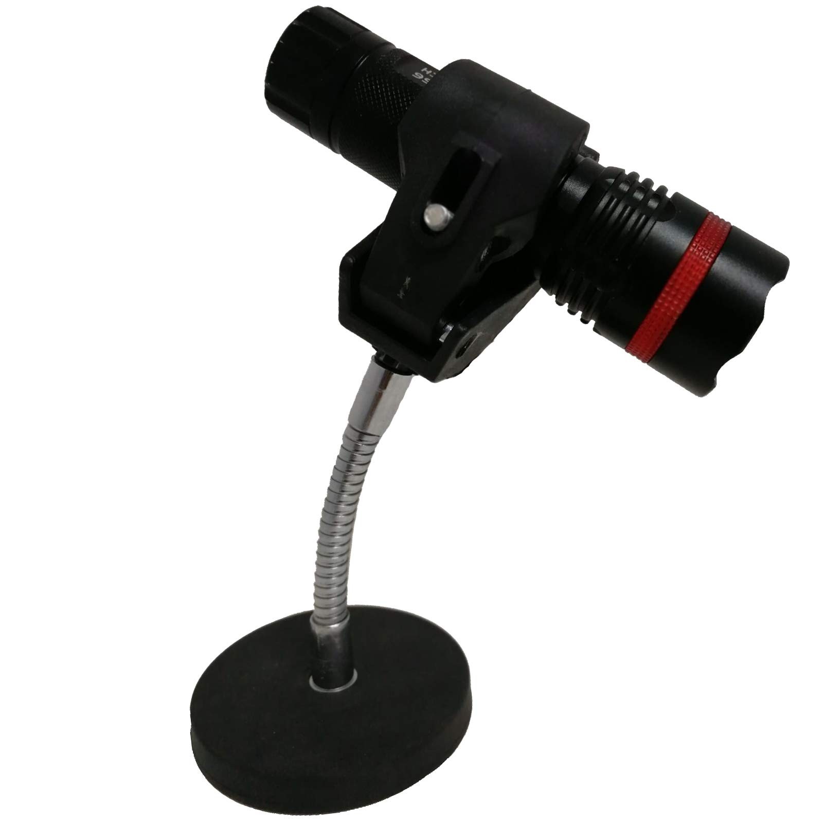 Magnetic Base Mount Flashlight Mounting Brackets Holder – Rust