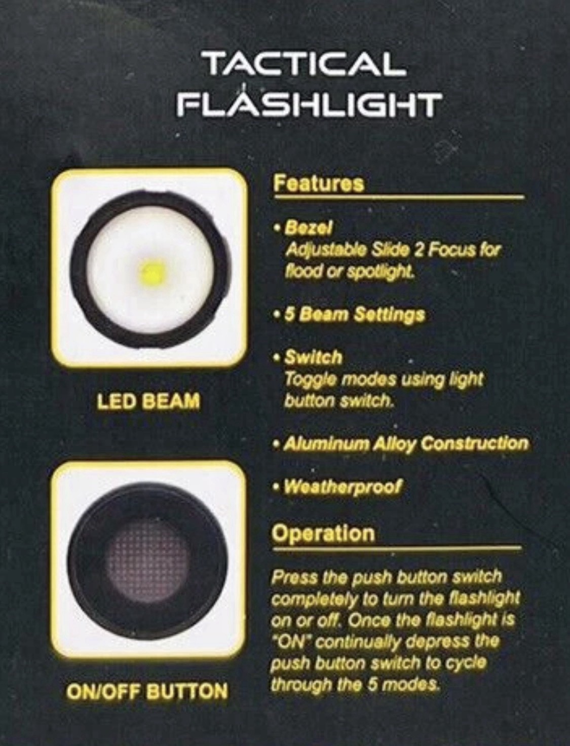 Do-It-All Set: 8 In 1 Screwdriver, Tactical Flashlight, Utility Worklight LED