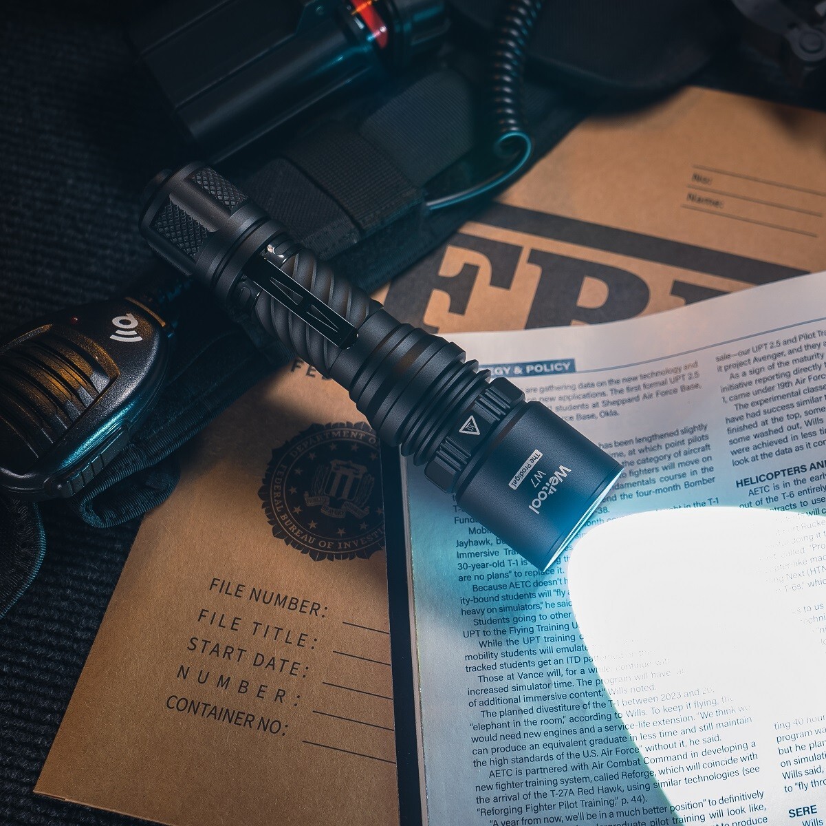 Weltool W7 LEP White Laser 700 lumen 1788 Meter Beam Throw Flashlight