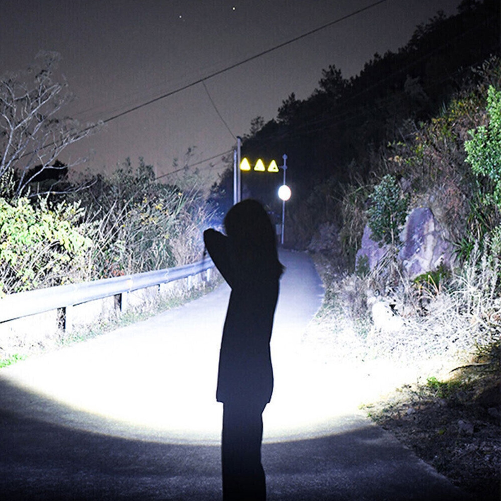 9900000LM Super Bright LED Flashlight Rechargeable Tactical 15W Torch Work Light