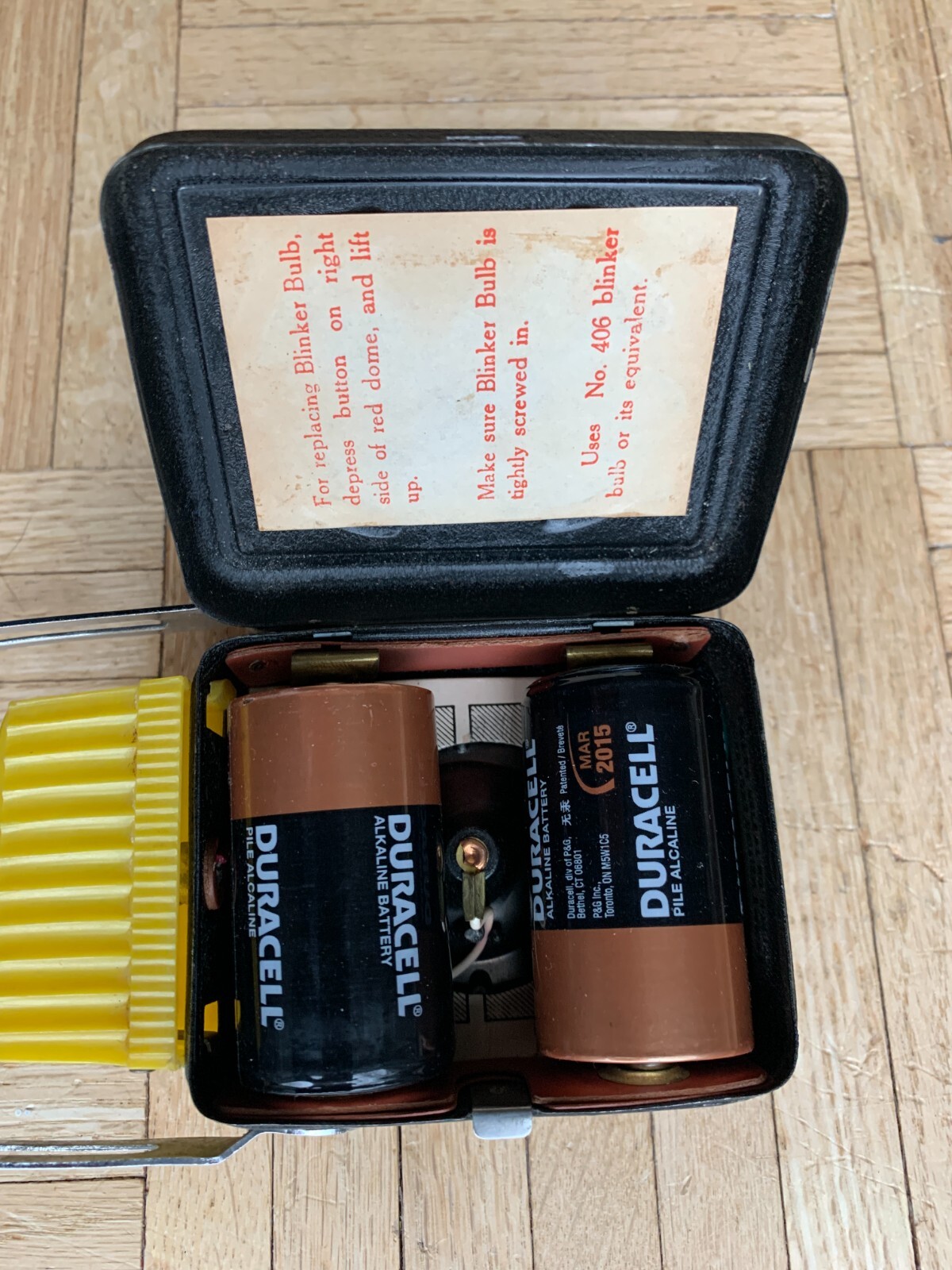 VINTAGE Ash Flash Lantern Style Flashlight Working
