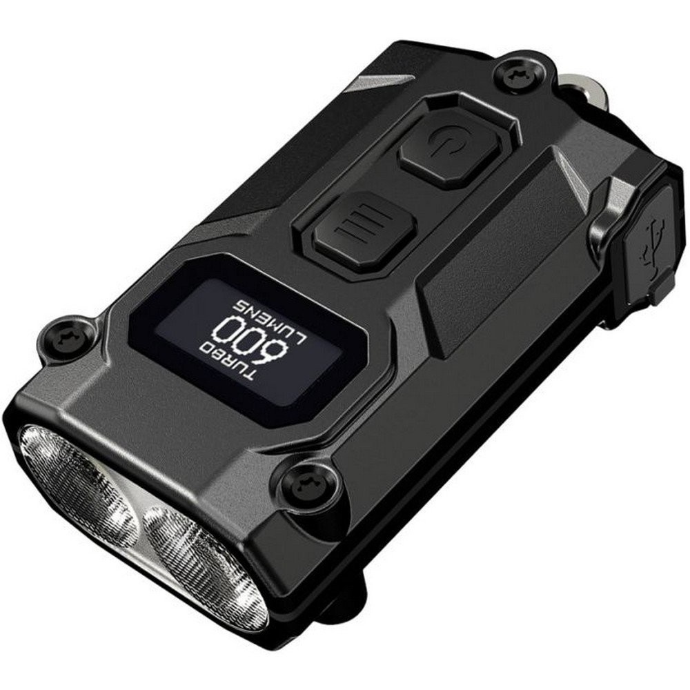 Nitecore 600 Lumen Multi-Color Rechargeable Keychain Flashlight – TINI 3 BLACK