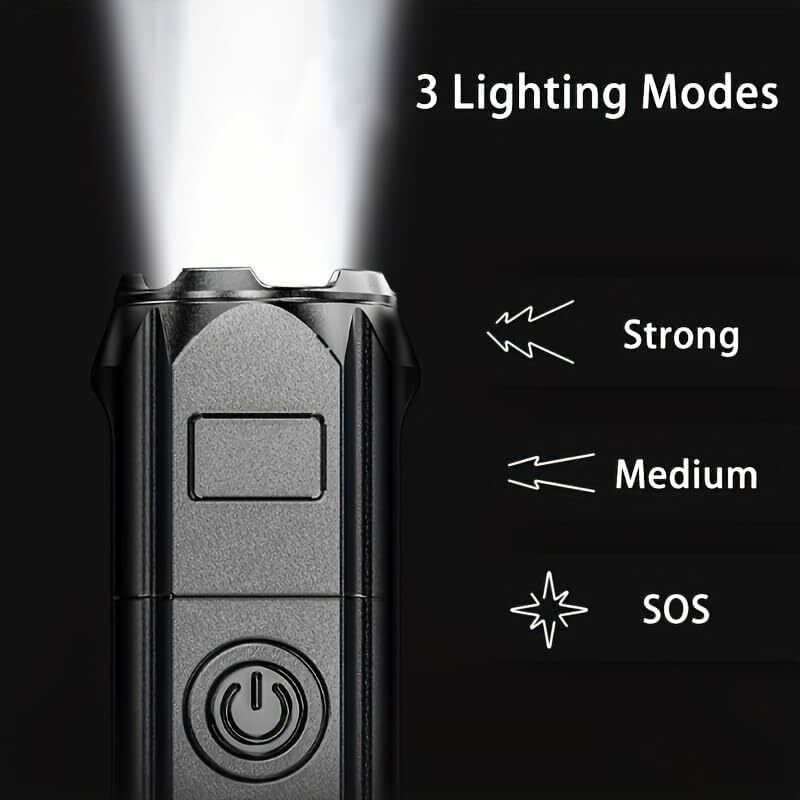 Rechargeable 990000LM LED Flashlight Tactical Police Super Bright Torch Zoomable
