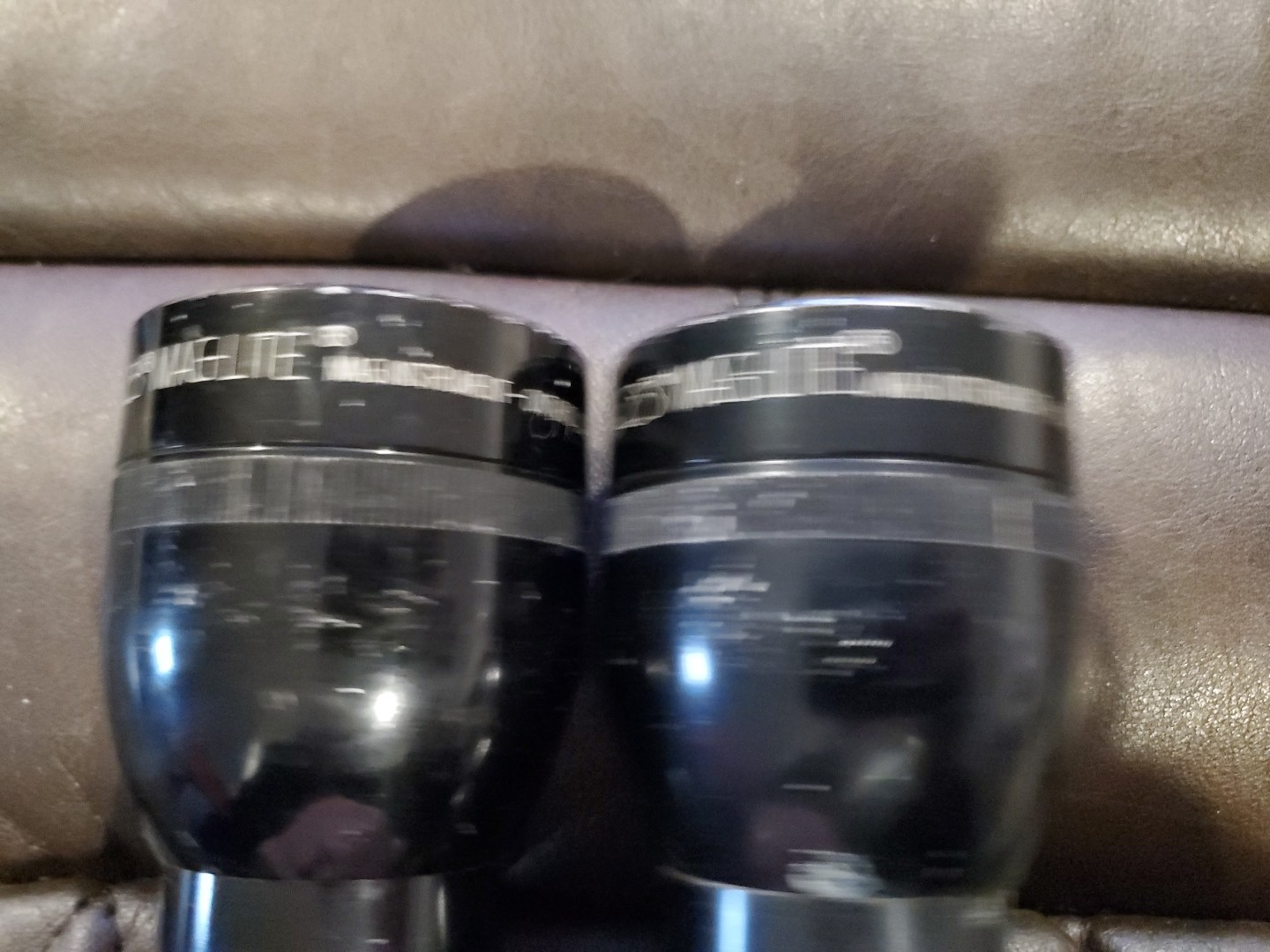 Lot Of 2 Mag-Lite Flashlight 12.5 Inch Black Metal D-Cell Made In USA, 1 Works