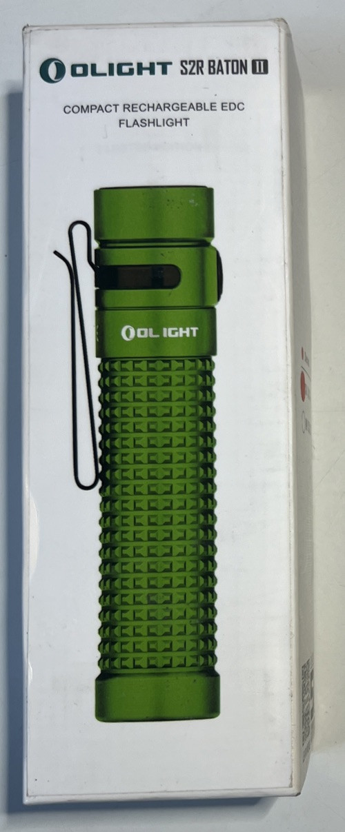Olight S2R Baton II Lime Green Limited Edition LED EDC NIB Cool White 1150 Lmn