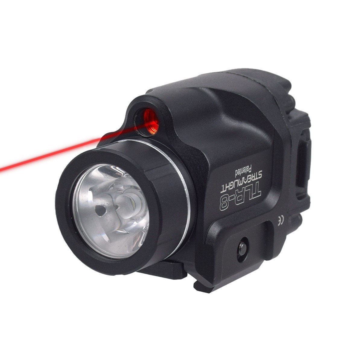 TLR-8 Green Laser Rail Mount LED Tactical Flashlight 1000 Lumens Rechargeable