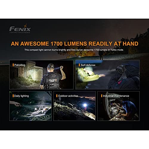 Fenix PD35 v3.0 Rechargeable Tactical Flashlight 1700 Lumens