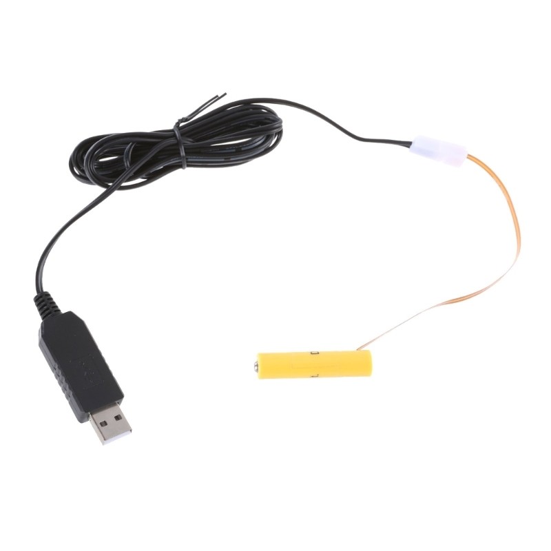 Battery Eliminators Replace Kit USB 5V to 1.5V Supply Converters LR03 Connect