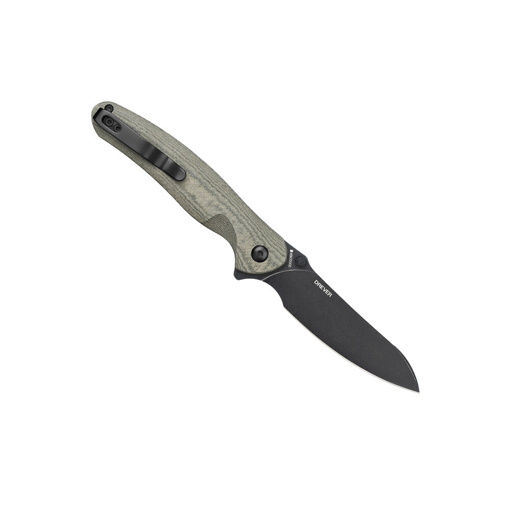Olight Baton 4 OD Green Premium Flashlight/Charging Case & Drever OD Green Micar