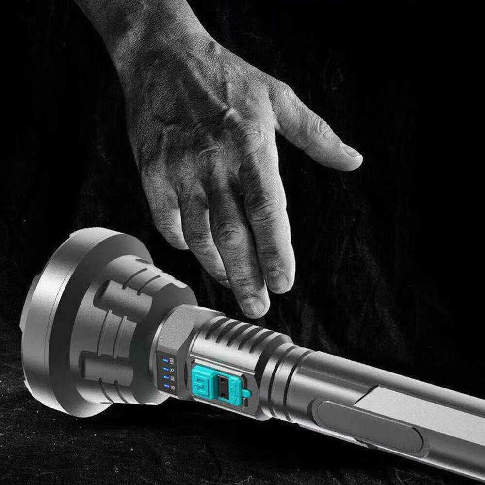 USB Rechargeable LED Flashlight Waterproof IPX6 Tactical Torch 3 Modes Outdoor