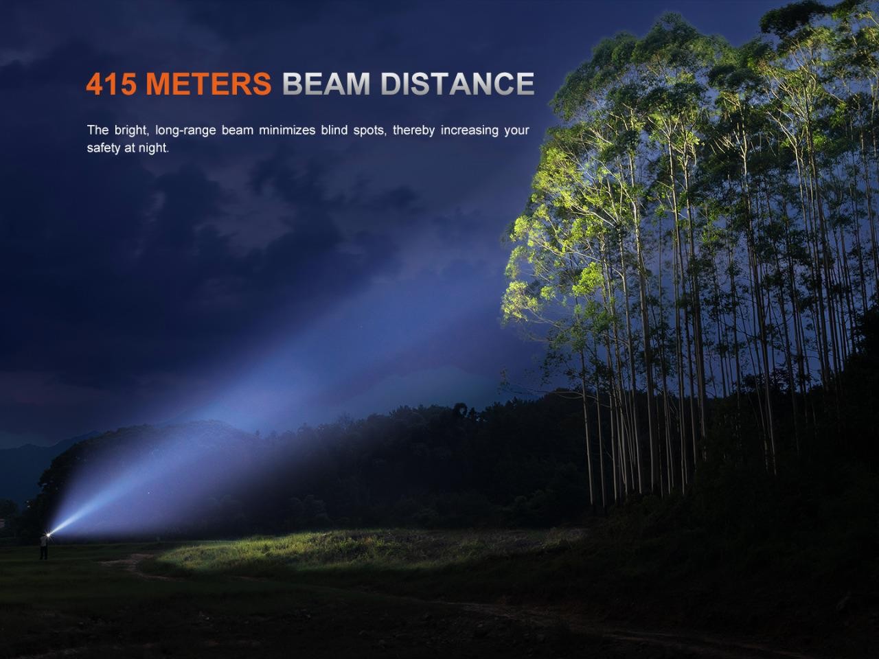 Fenix PD36R ACE 3000 Lumen high powered LED tactical flashlight