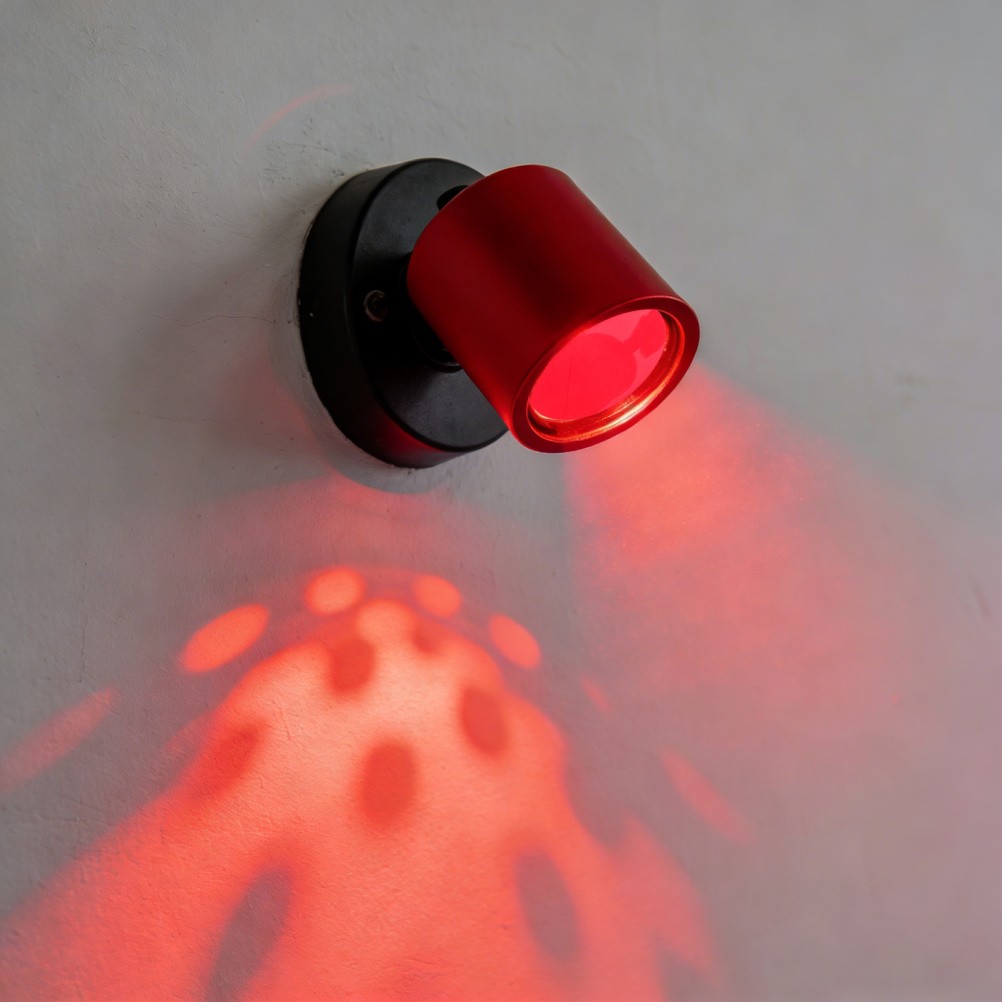 50Pcs Red Transparent Color Overlays for LED Light Lamps Easy Atmosphere Upgrade