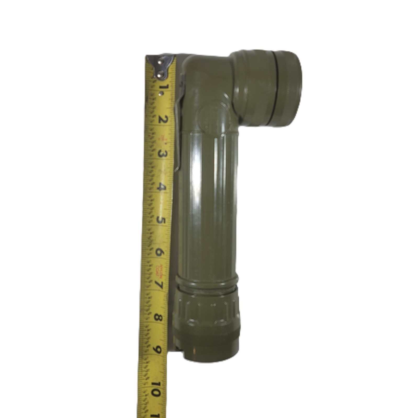 U.S. Military Flashlight G T Price MX-991/U Angle Head Olive Green Belt Clip