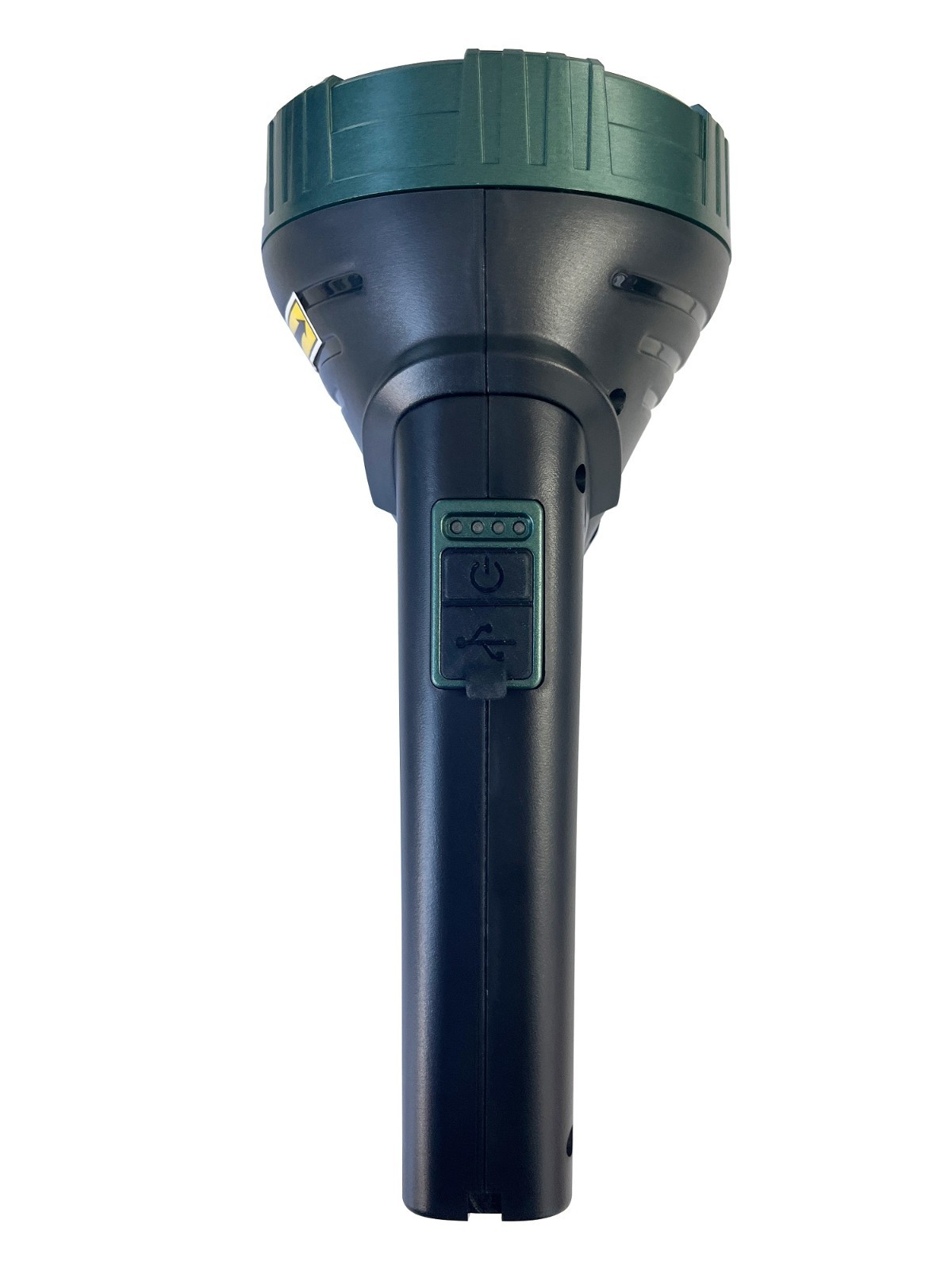 EVOLight – Rechargeable LED Flashlight with Built-in Power Bank – BLACK & GREEN