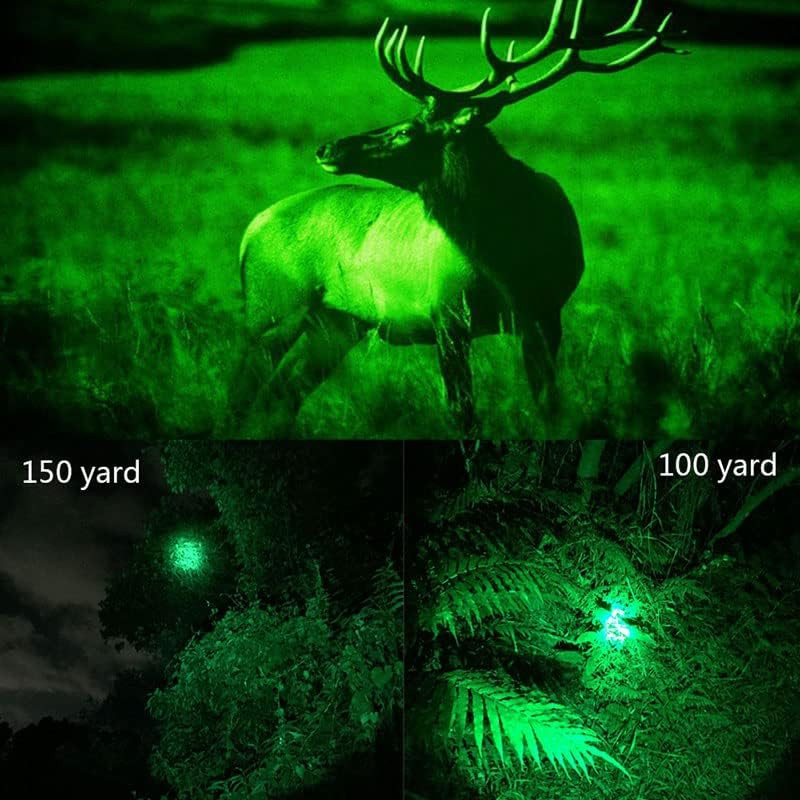 LED Tactical Flashlight 1000 Lumens for Night Hunting and Fishing, 250 Yards