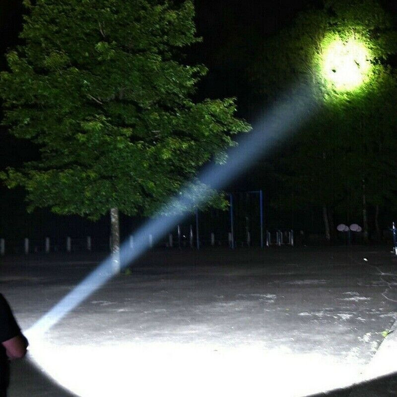 Super Bright LED Tactical Flashlight Hunting Torch Rechargeable Battery