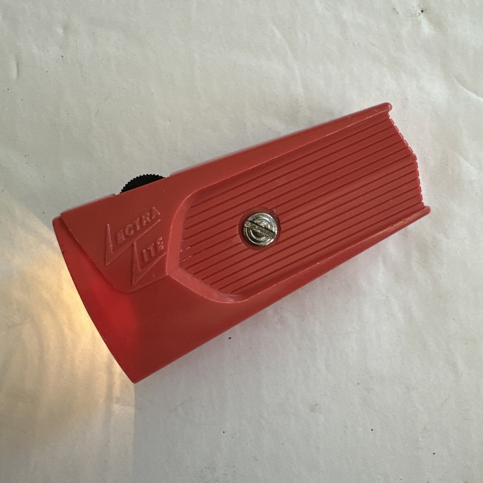 Vintage 1950-1970s Lectra Lite Pink Handheld Flashlight TESTED, Battery Operated