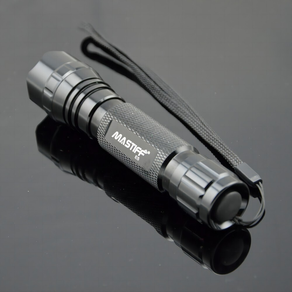 Mastiff E5 4W 415 nm Ultraviolet Black Light UV LED Aluminium Flashlight Torch