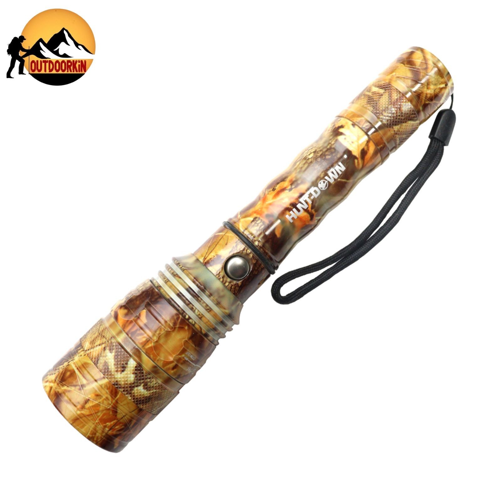 1000 Lumens Camo Aluminum Self-Defense High Power Flashlight