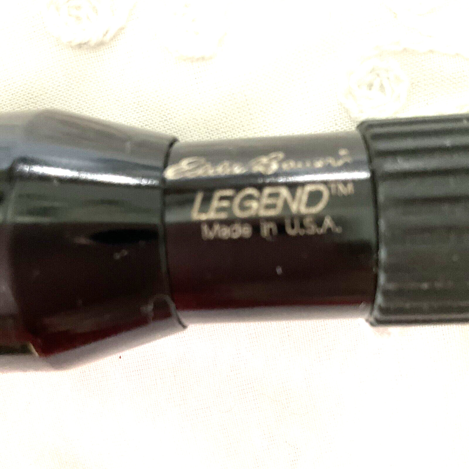 Eddie Bauer Legend Flashlight Made in USA Has Metal Clip On 6-1/4″ Long Used