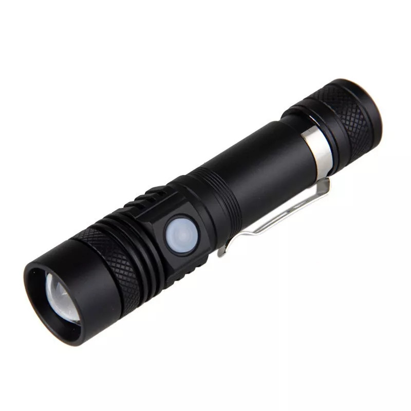 990000LM Rechargeable LED Flashlight Tactical Police Super Bright Torch Zoomable