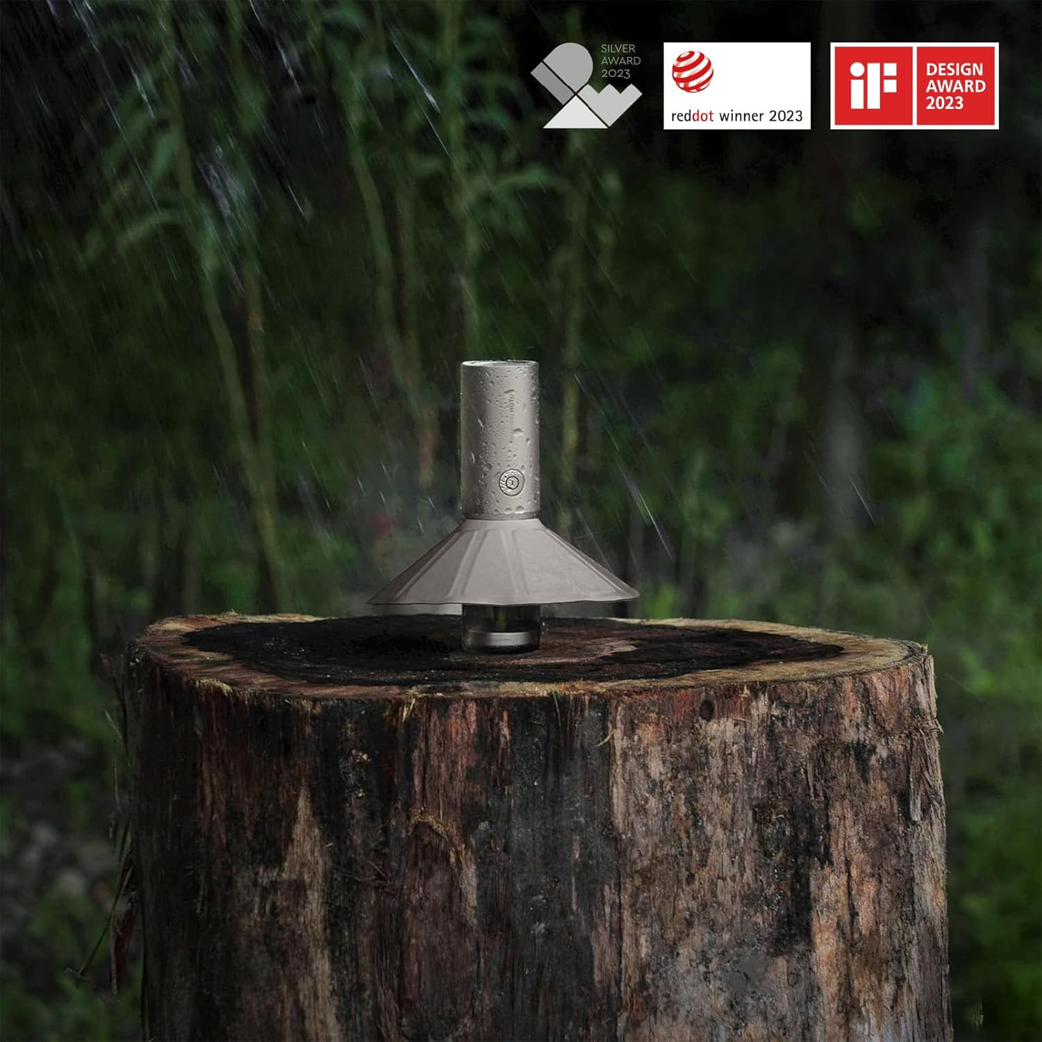 HOTO Outdoor Camping Flashlight Rechargeable, 3-In1 Camping Lantern 3100Mah, IP6
