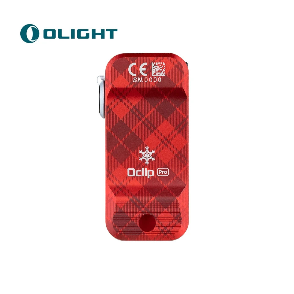 Oclip Pro Clip on Flashlight with Floodlight Spotlight and Red Light