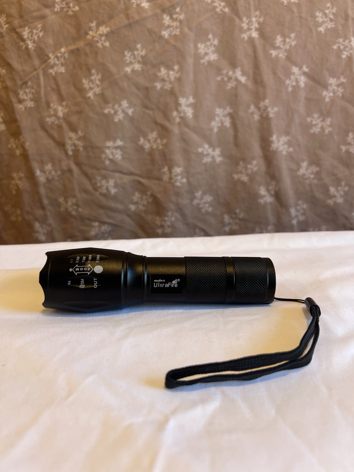 UltraFire W-878 1000LM CREE XML T6 LED Flashlight 5-Mode Torch Lamp Zoomable