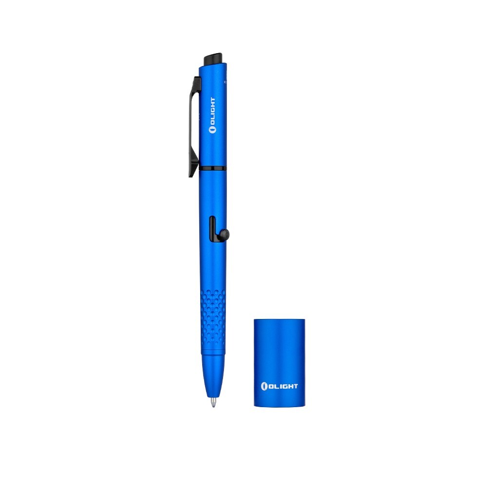 Olight Open Glow Blue Rechargeable Penlight, LED/Green Laser, 120 Lu, 2 Refills