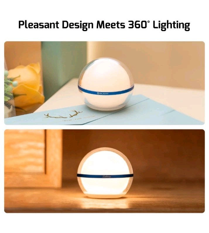 (2-pack) Olight Sphere C Ambient Light With App Control And Type-C Charging