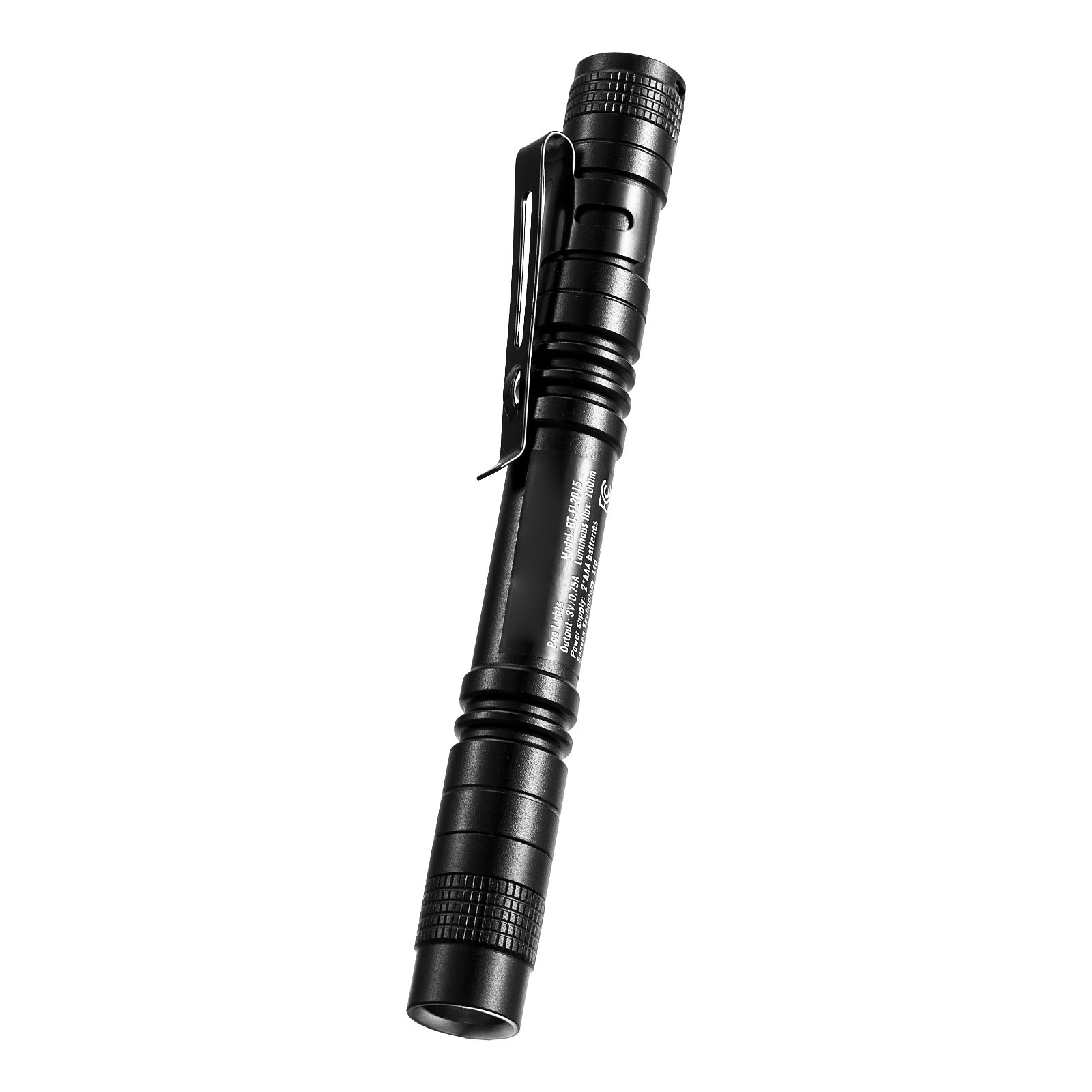 Uimoso Set of 2 100-Lumen Pocket Flashlights with Clip and IPX4 Water Resistance