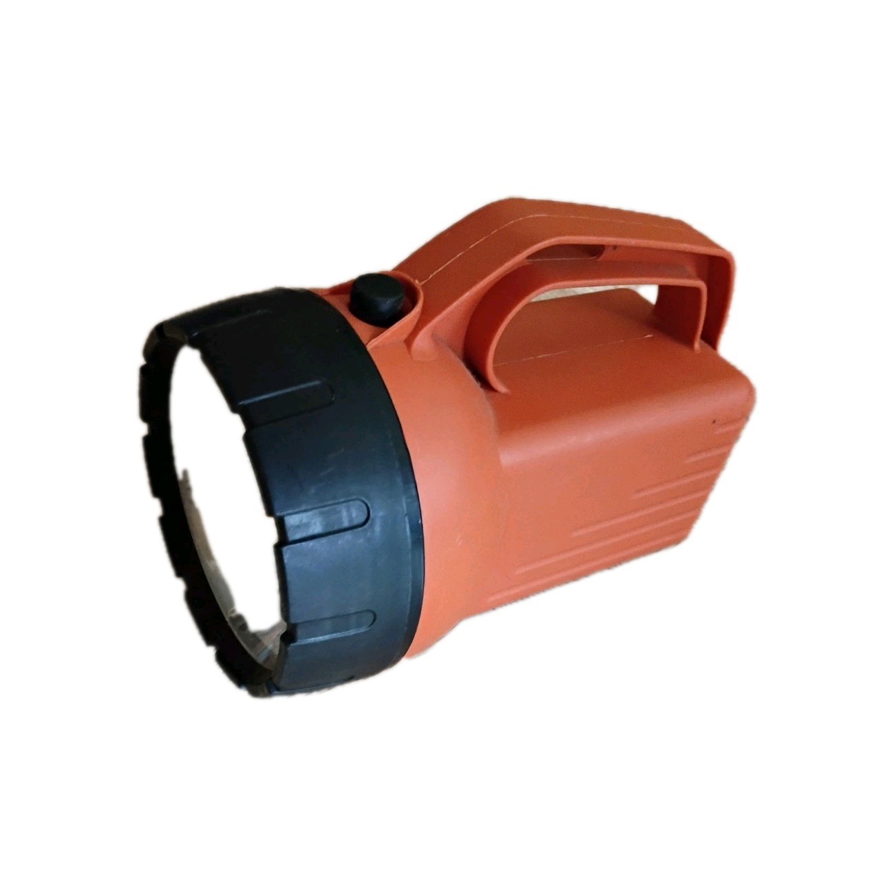 Orange 6 Volt Flashlight