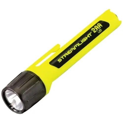 Streamlight, Inc 67101 ProPolymer Flashlight, 2 AA, 65 Lumens, Yellow Fullbox