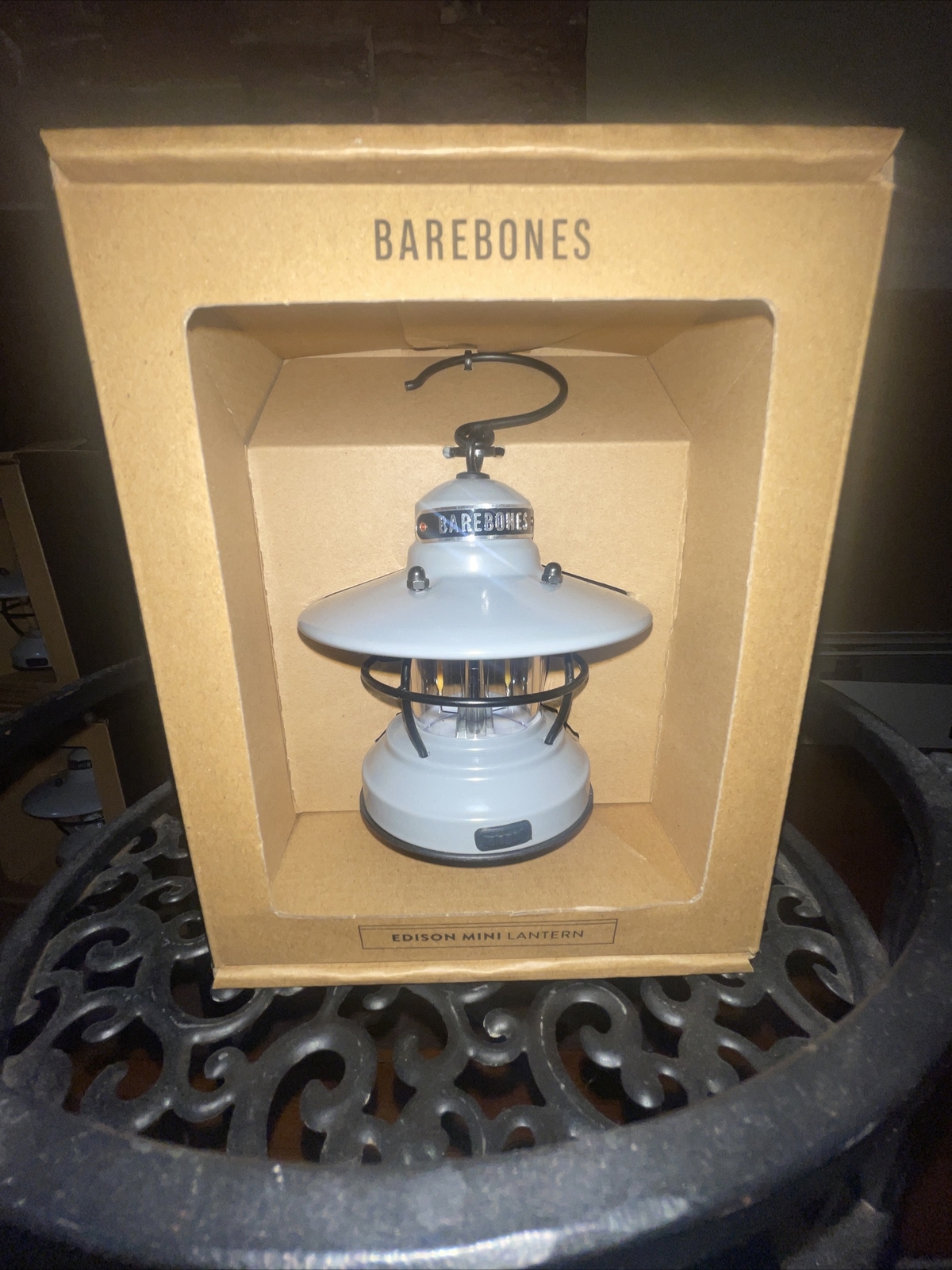 Barebones Living Edison Mini Powder Coated Lantern Weather Resistant – LIV-293