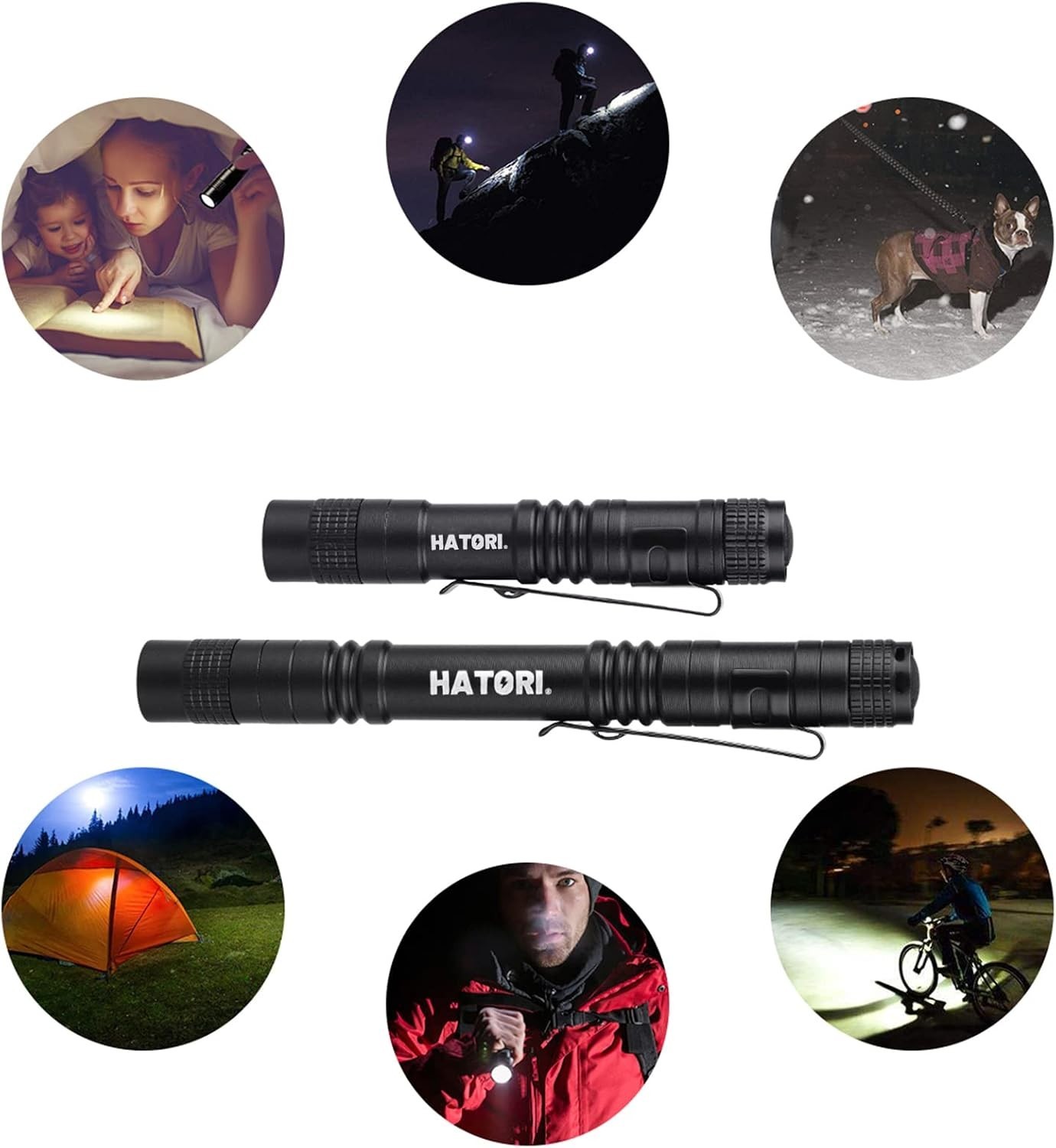 Super Mini Powerful Flashlight – 150 Lumens, Tactical Clip-On & Water-Resistant