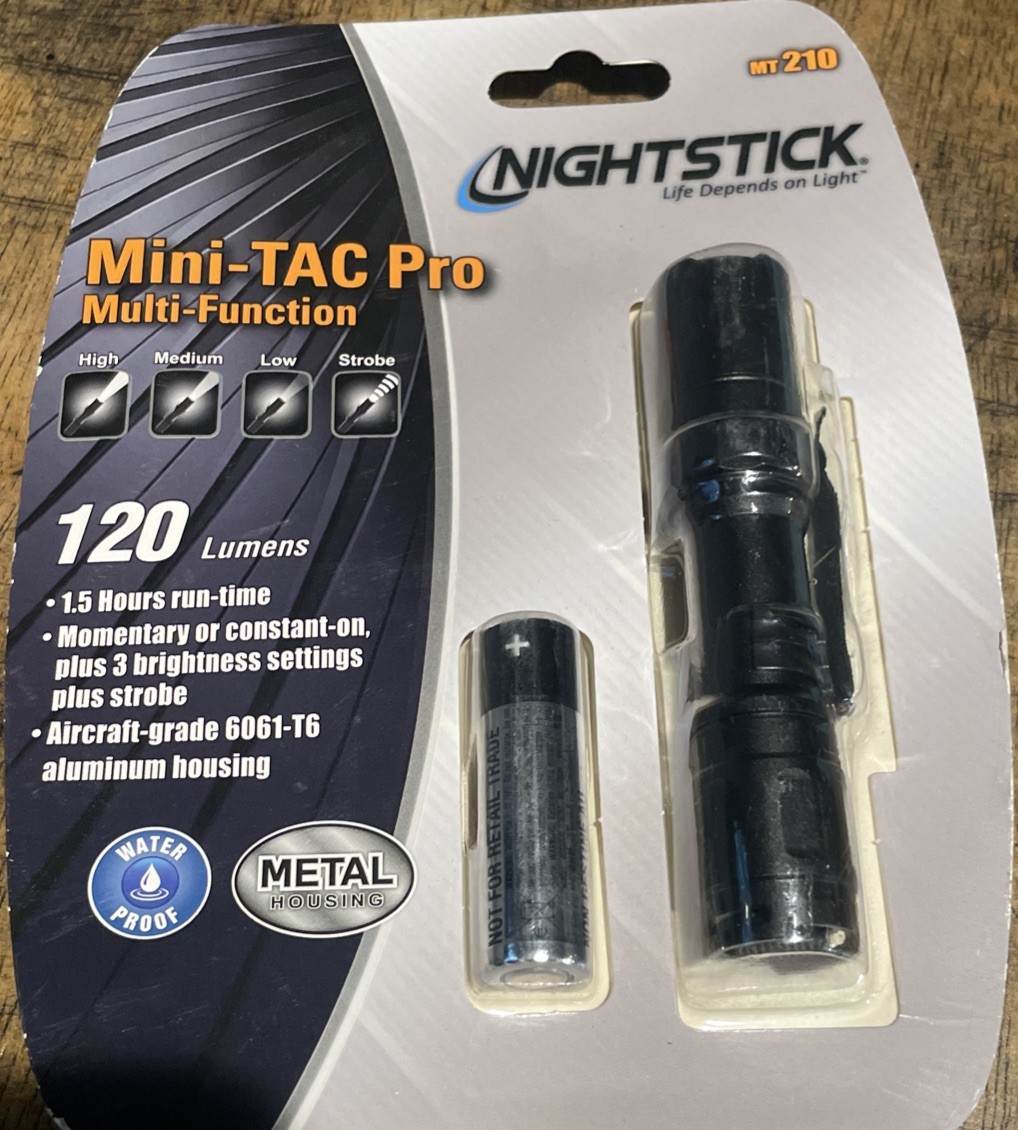 Nightstick Mini-TAC MT-210 Flashlight MT-210 – Black.