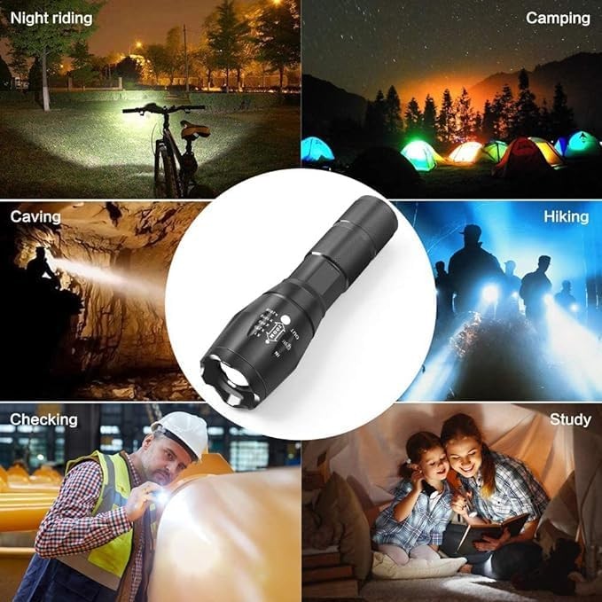 UV Flashlight Black Light Super Bright 120000lm Torch Ultra Violet Lamp LED