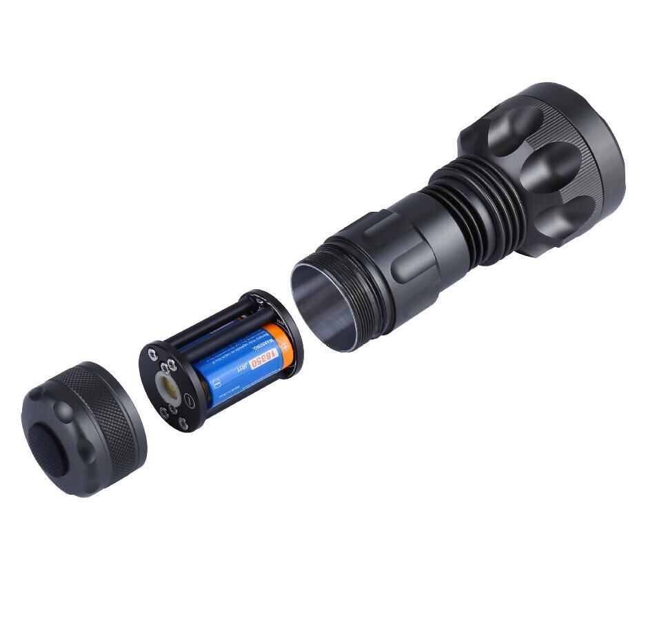 Jetbeam M30 3000 Lumens Powerful Mini EDC Flashlight 695 Meters Torch W/Battery
