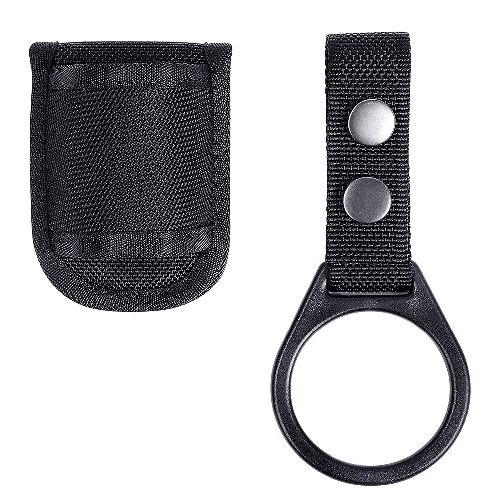 TAFTACFR Compact Flashlight Holder(Open Top)+ Ballistic Nylon Outer Snap