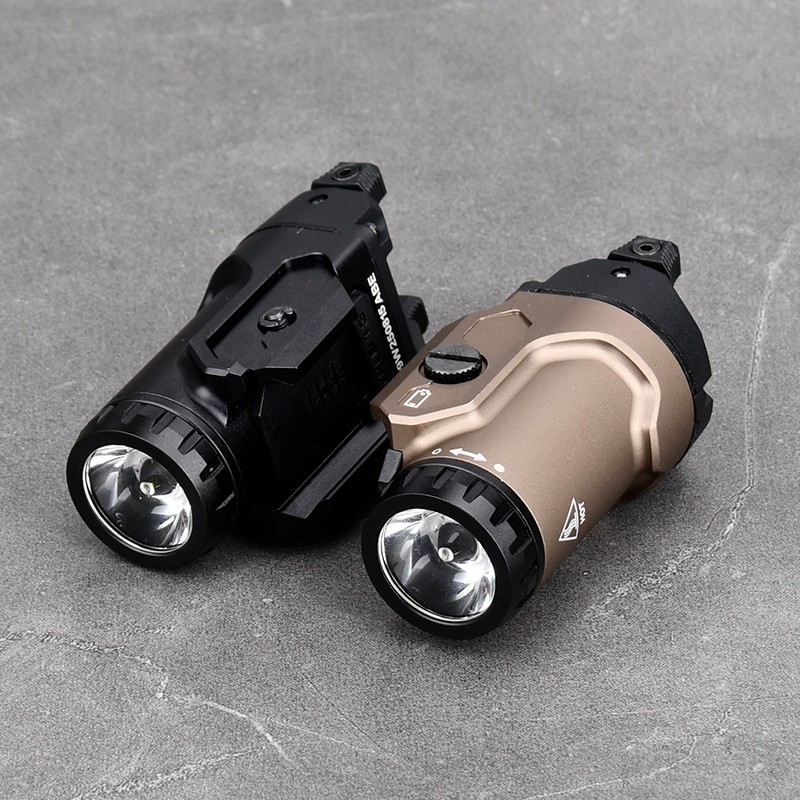 Tactical Mounted Light Metal LED Weapon Flashlight 400LM Pistol Light Strobe