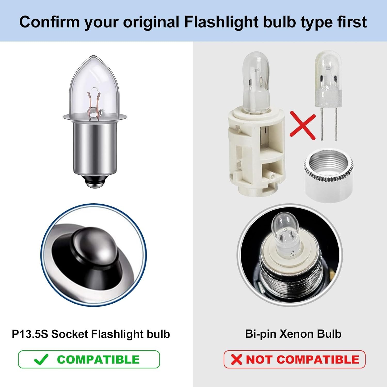 Maglight LED Conversion Bulb for 3-16 C&D Cells – Bright Daylight White