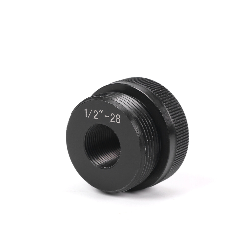 1/2-28 Aluminum End Caps Black High Quality 6061 Aluminum C Cell Cap Set