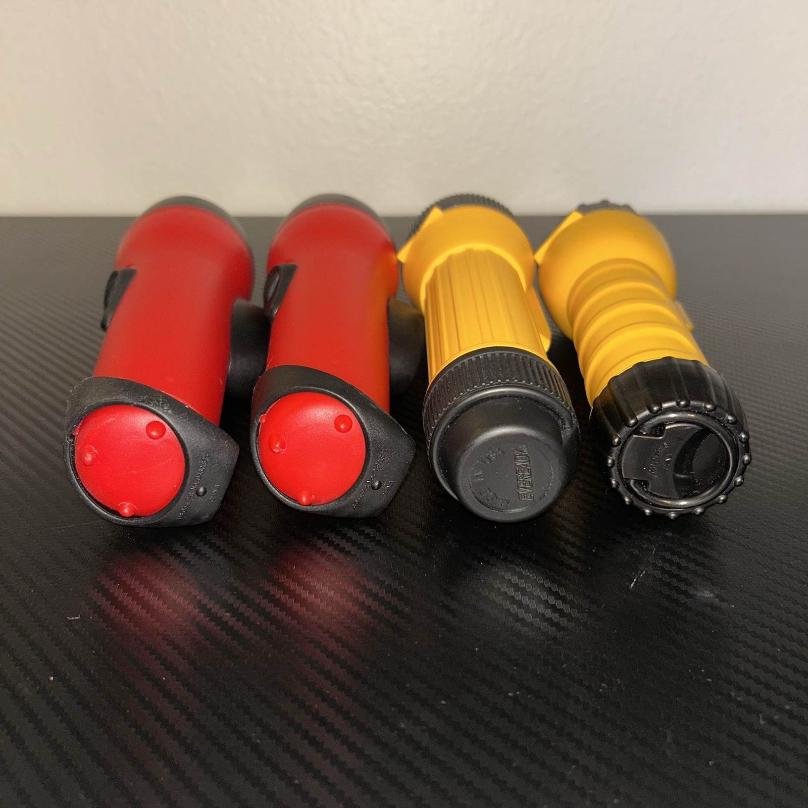 Everyday & Rayovac Industrial Battery Powered Flash Light Lot of 4