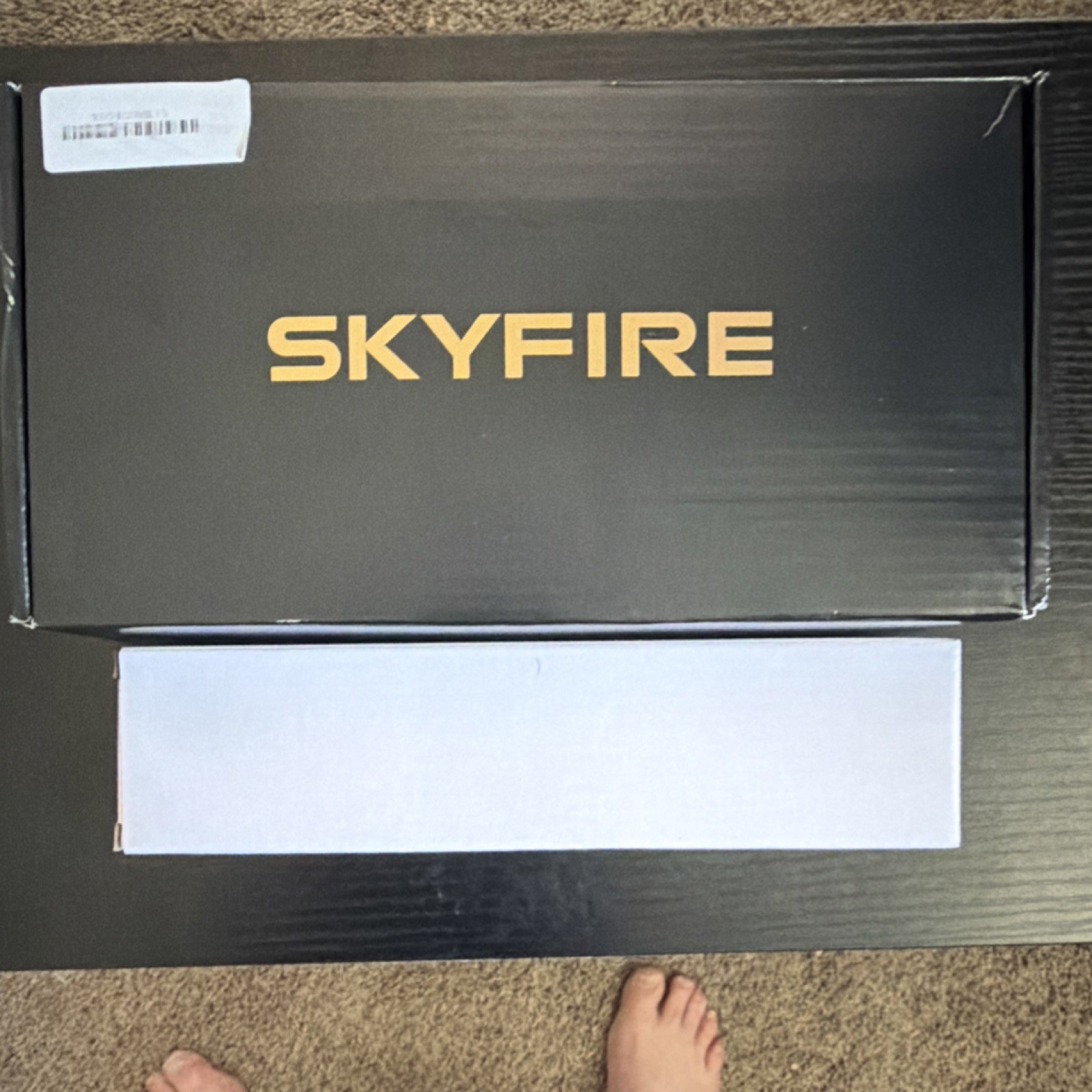 SKYFIRE SF-2000J Rechargeable LED Flashlight 5V Bronze/Gray