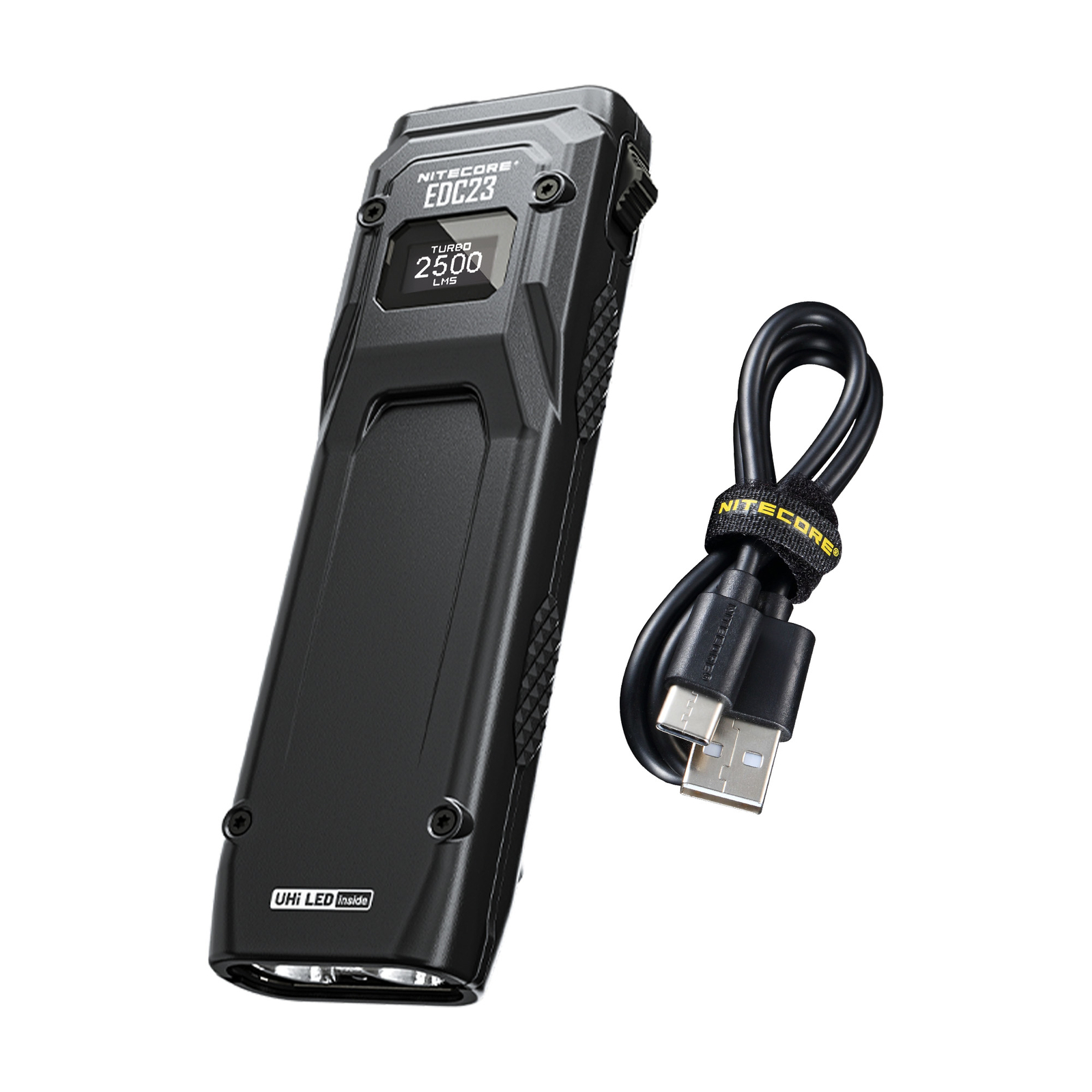Nitecore EDC23 2500 Lumen USB-C Rechargeable Ultra-Slim EDC Flashlight