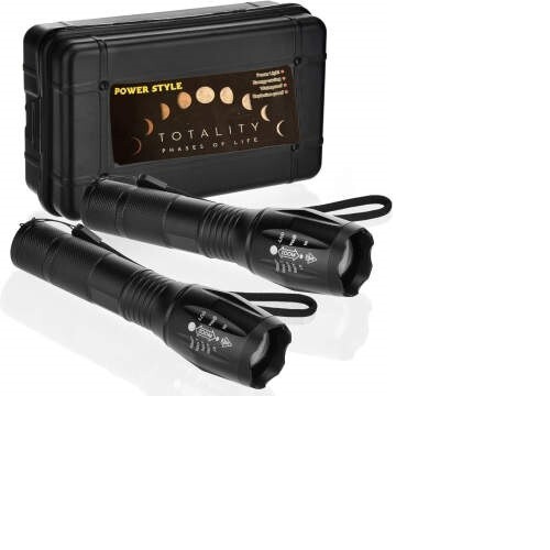 Super Bright 2 Pack Waterproof Flashlight by Totality Phases of Life